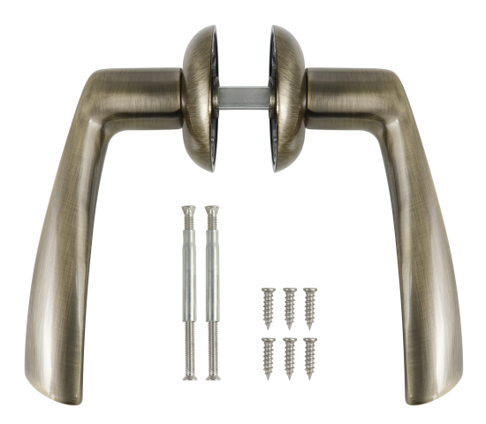 Дверная ручка Edson EDS-14-Z01 без запирания алюминий гальваническое покрытие цвет бронза