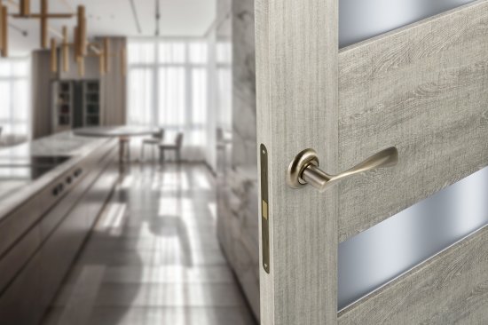 Дверная ручка Edson EDS-14-Z01 без запирания алюминий гальваническое покрытие цвет бронза