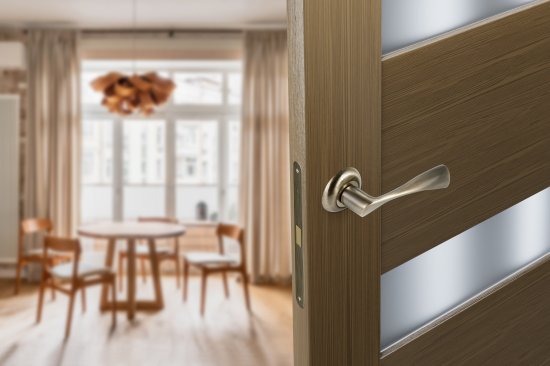 Дверная ручка Edson EDS-14-Z01 без запирания алюминий гальваническое покрытие цвет бронза