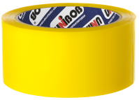 Лента клейкая упаковочная Unibob 48Мм x 66М цвет жёлтый