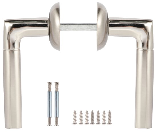 Дверная ручка Edson EDS-15-Z01 без запирания алюминий гальваническое покрытие цвет хром/матовый никель