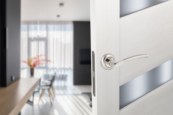 Дверная ручка Edson EDS-15-Z01 без запирания алюминий гальваническое покрытие цвет хром/матовый никель