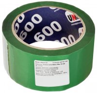 Лента клейкая упаковочная Unibob 48Мм x 66М цвет зелёный