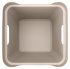 Ящик Luxe 28.6x28.6x28.6 см 18 л пластик с крышкой цвет бежевый