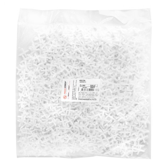 Крестики для плитки 2,5 мм (1500 шт.)