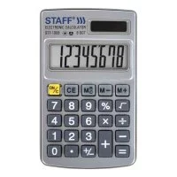 Металлический карманный калькулятор Staff STF-1008