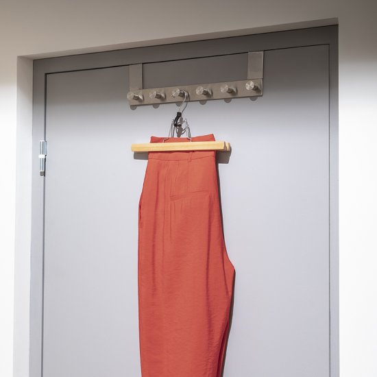 Вешалка-зажим Spaceo 28 см дерево цвет натуральный