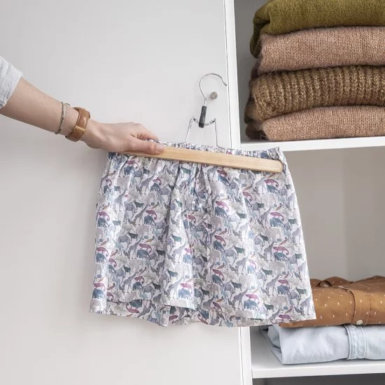 Вешалка-зажим Spaceo 28 см дерево цвет натуральный