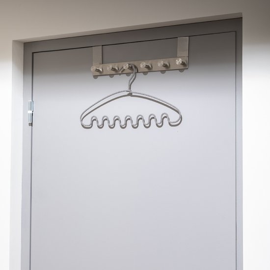 Вешалка для аксессуаров Spaceo 41 см металл цвет чёрный