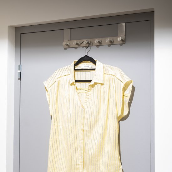 Плечики Spaceo 45 см пластик с флоковым покрытием цвет чёрный 4 шт