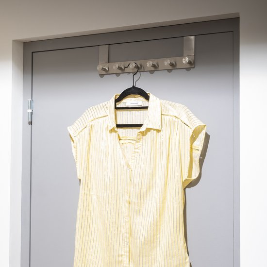 Плечики Spaceo 45 см пластик с флоковым покрытием цвет чёрный 4 шт