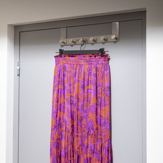 Плечики с зажимом Spaceo 34 см дерево с покрытием soft touch цвет чёрный