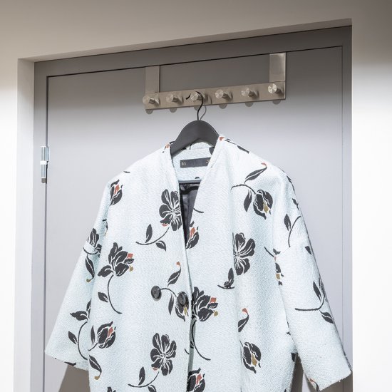 Плечики широкие Spaceo 45 см дерево/сталь с покрытием soft touch цвет чёрный