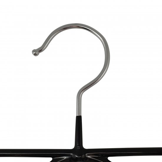 Вешалка для шарфов Spaceo 25.5 см металл/ПВХ цвет чёрный