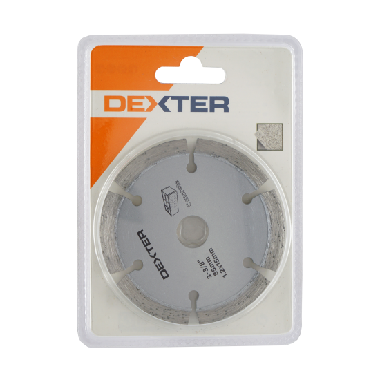 Диск алмазный по бетону и граниту Dexter HL-175 сегментный 85x15x1.2 мм
