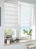 Штора рулонная день-ночь Inspire Peter 80x160 см белая White 0
