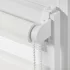 Штора рулонная день-ночь Inspire Peter 80x160 см белая White 0