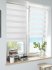 Штора рулонная день-ночь Inspire Peter 180x175 см белая White 0