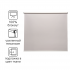 Штора рулонная блэкаут Inspire Belem 140x175 см светло-серая Granit 5