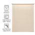 Штора рулонная блэкаут Inspire Belem 40x160 см светло-бежевая Trench 6