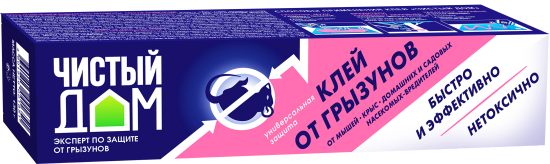 Клей от грызунов и насекомых Чистый дом 130 г