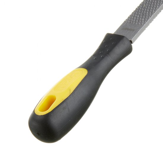 Рашпиль плоский Stayer 200 мм двухкомпонентная рукоятка