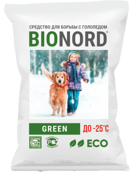 Противогололедный реагент Bionord Green 23 кг