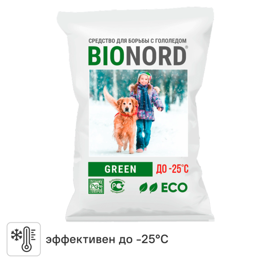 Противогололедный реагент Bionord Green 23 кг