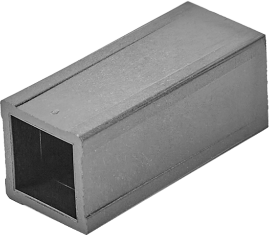 Коннектор 1 для профиля Лофт пластик черный