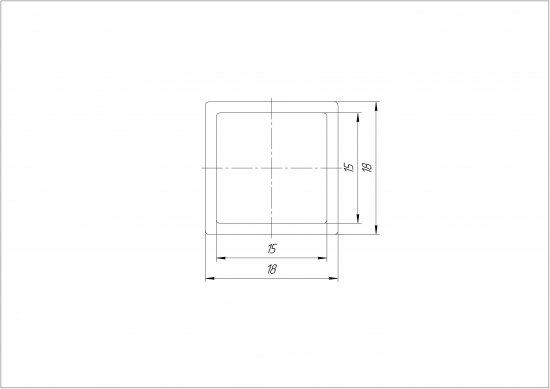 Профиль Лофт базовый 1000 мм черный