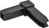 Коннектор 2 для профилей Лофт 15x15 мм пластик черный