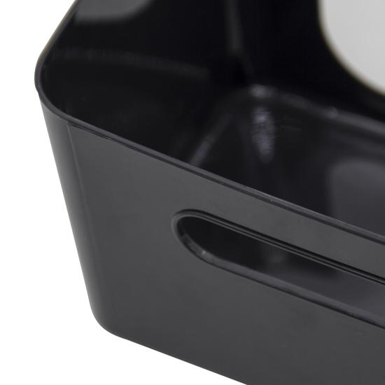 Короб для пенала прямоугольный Sensea Remix цвет черный 12x10.7x17.5 см