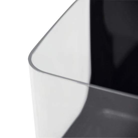 Короб для пенала прямоугольный Sensea Remix цвет черный 12x10.7x17.5 см