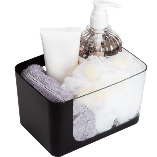 Короб для пенала прямоугольный Sensea Remix цвет черный 12x10.7x17.5 см