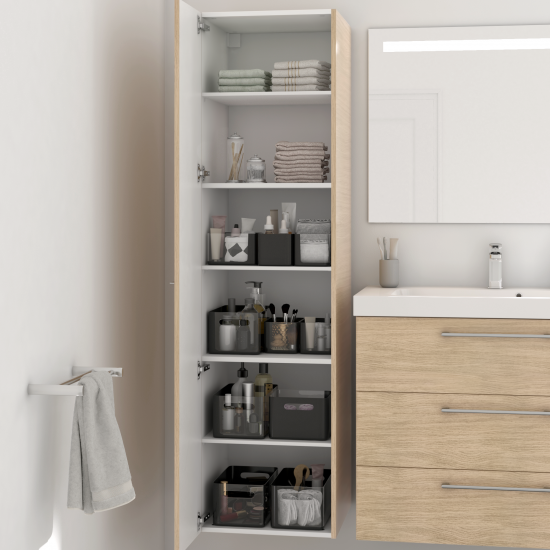 Короб для пенала прямоугольный Sensea Remix цвет черный 12x10.7x17.5 см