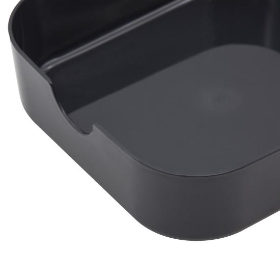 Короб для выдвижного ящика прямоугольный Sensea Remix M цвет черный 15.1x4.7x16.1 см