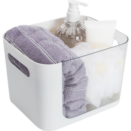 Короб для пенала прямоугольный Sensea Remix цвет белый 16.5x14.2x20 см