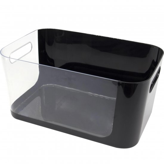 Короб для пенала прямоугольный Sensea Remix 18x14.2x28.5 см цвет черный