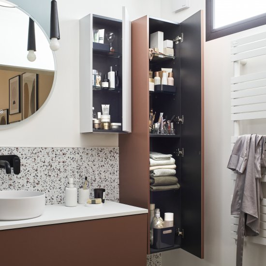 Короб для пенала прямоугольный Sensea Remix 18x14.2x28.5 см цвет черный