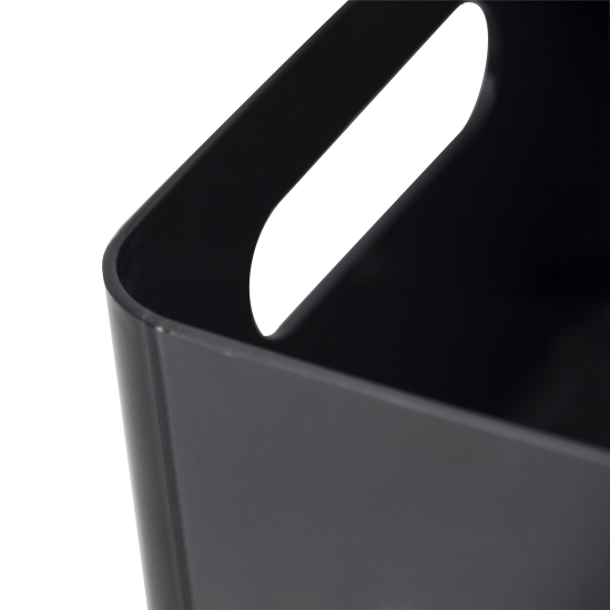 Короб для пенала прямоугольный Sensea Remix цвет черный 16.5x14.2x20 см