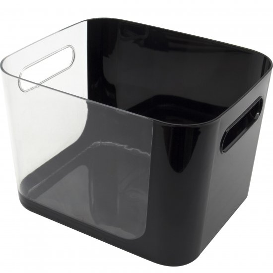 Короб для пенала прямоугольный Sensea Remix цвет черный 16.5x14.2x20 см