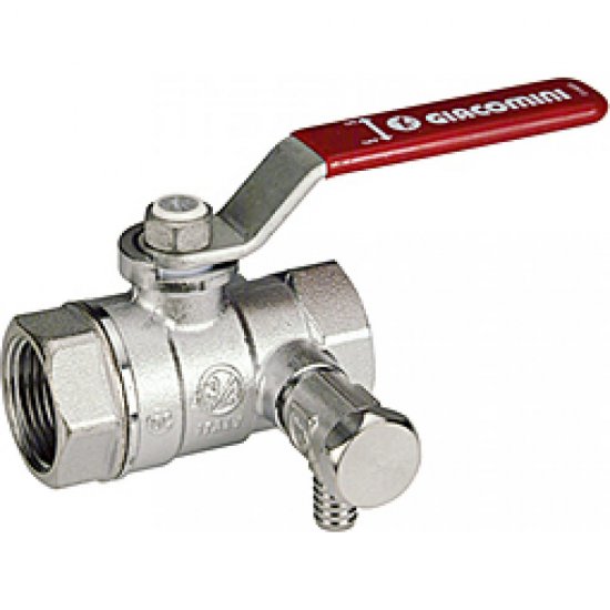 Хромированный шаровой кран Giacomini R250DS