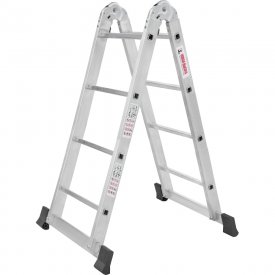 Двухсекционная шарнирная лестница Новая Высота NV 1317