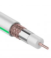 Кабель коаксиальный телевизионный SAT 703B 1х1 мм экранированный Rexant Green Line
