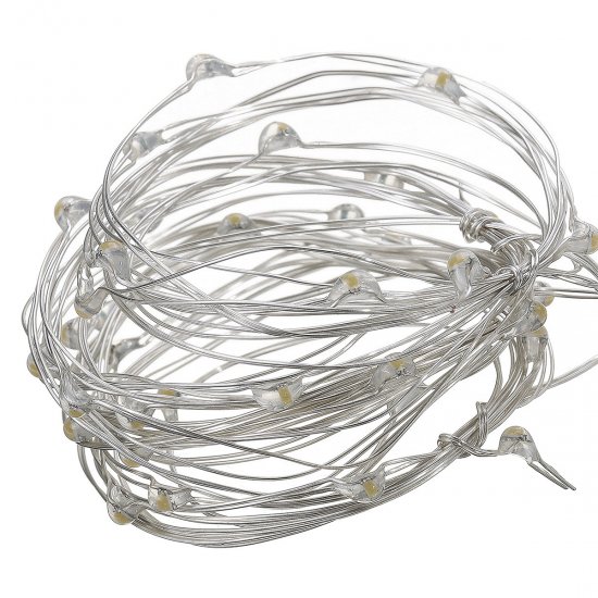 Электрогирлянда комнатная Uniel Роса 5 м 50 LED фиолетовый на батарейках