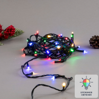 Электрогирлянда комнатная Uniel Нить 5м 50 ламп разноцветный