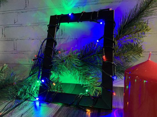 Электрогирлянда комнатная Uniel Нить 5м 50 ламп разноцветный