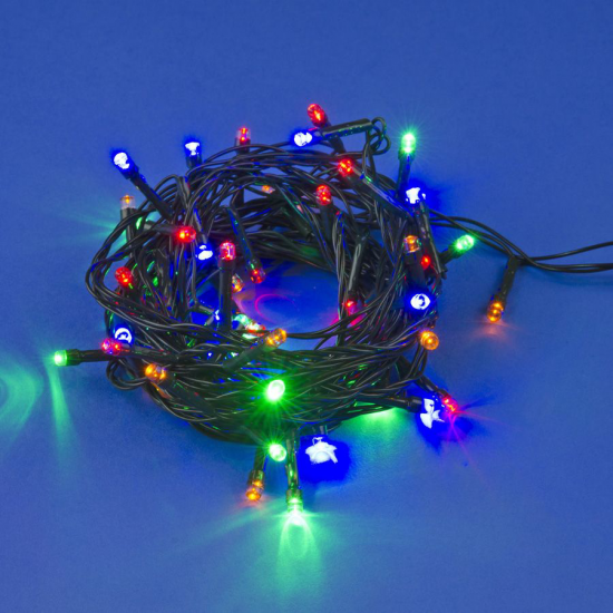 Электрогирлянда комнатная Uniel Нить 5м 50 ламп разноцветный