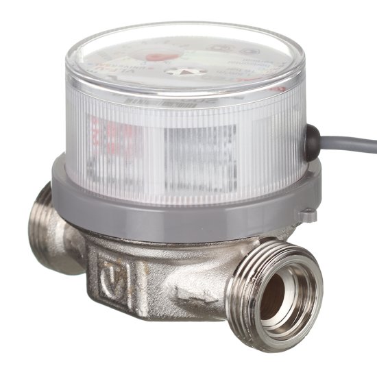 Счетчик универсальный Valtec DN15 80 мм со сгонами с импульсным выходом