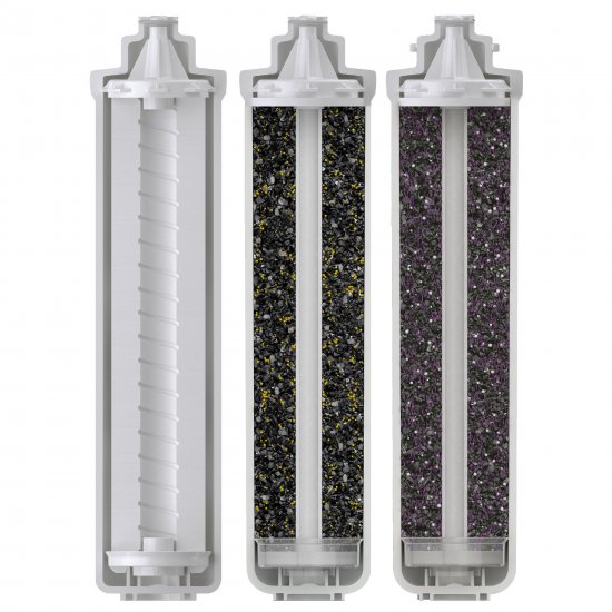 Комплект картриджей Барьер Эксперт Базовый для воды нормальной жесткости 3 ступени быстросъемный